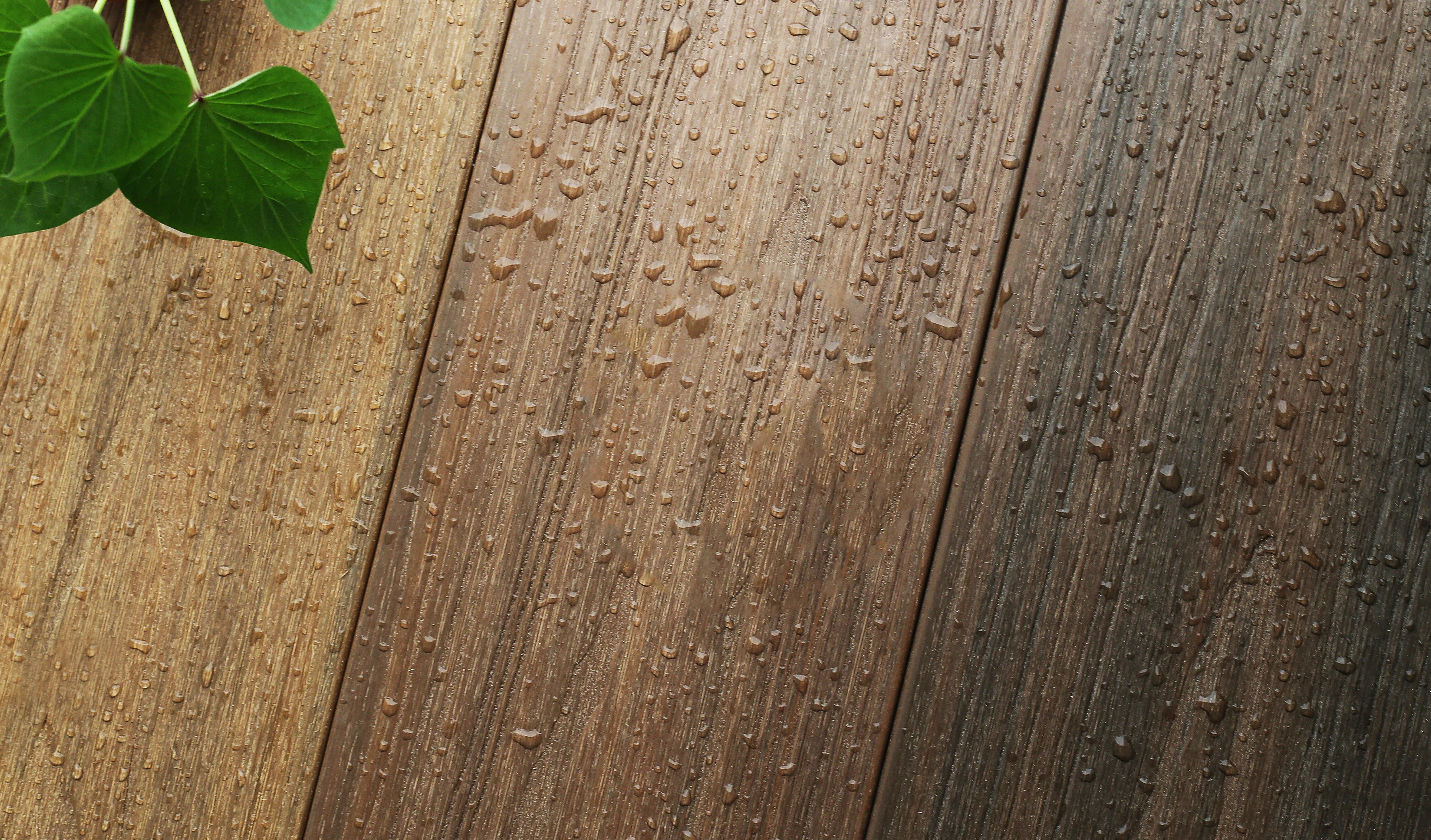 Composiet Vlonderplank 2.3 x 13.8 cm (23 x 138 mm) Ronde Kamer Multibrown Wild - Lengte 400 cm - Afbeelding 6